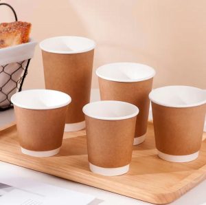Double wallpaper cups